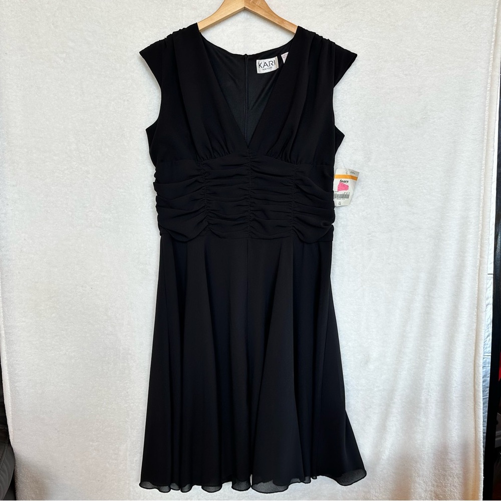 NWT Kari New York black dress size 14
